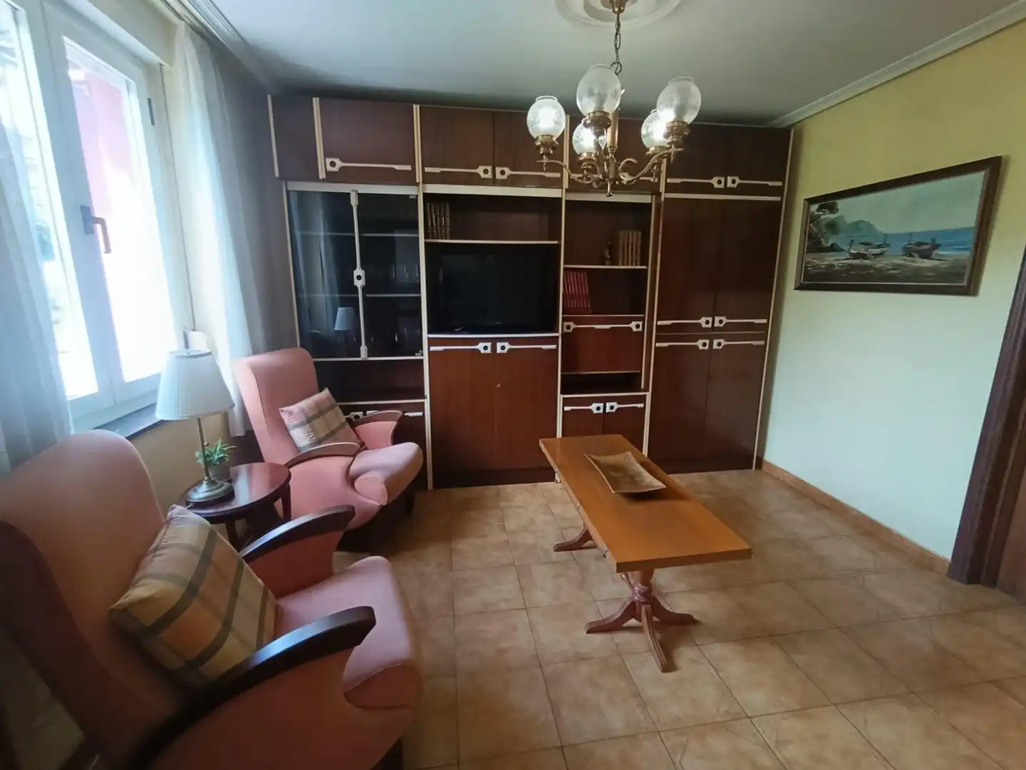 Living room of Flat for sale in Avilés  with Furnished