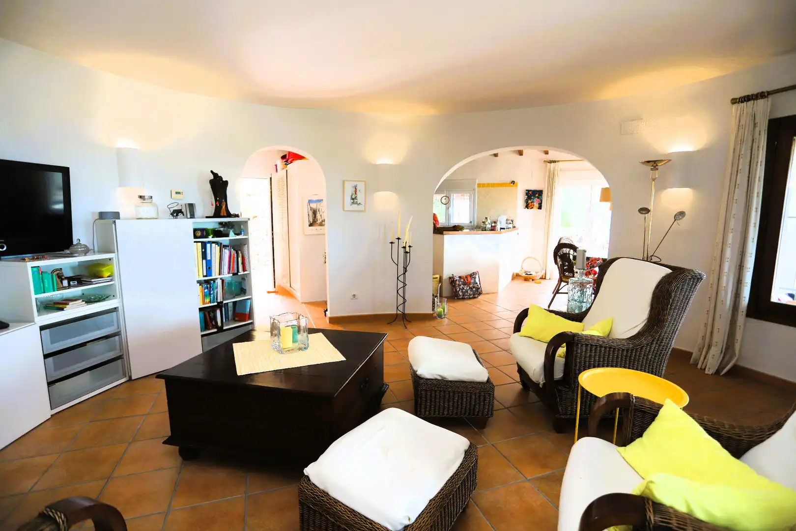 Living room of Houses for sale in El Ràfol d'Almúnia  with Heating, Private garden and Terrace