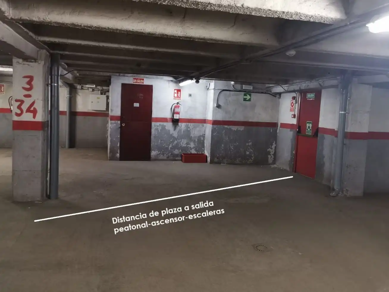 Parkplatz von Garage zum Verkauf in Madrid mit Alarm