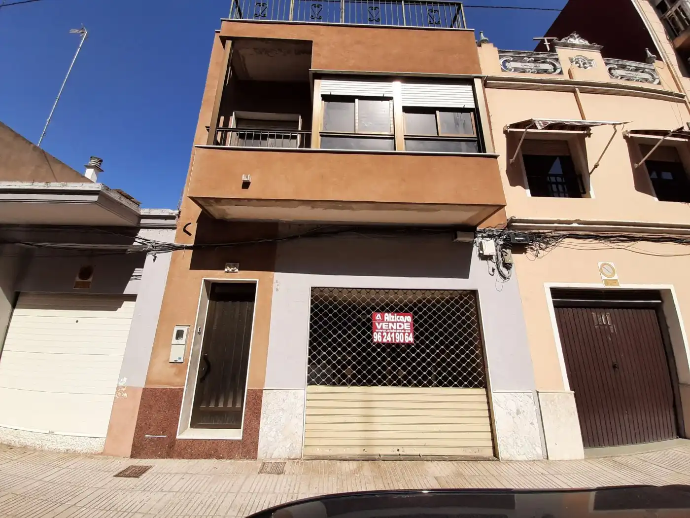 Vista exterior de Casa o xalet en venda en Alzira