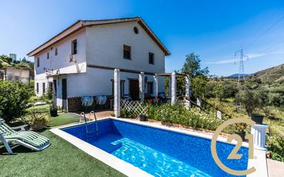 Jardí de Finca rústica en venda en Monda amb Jardí privat, Terrassa i Piscina