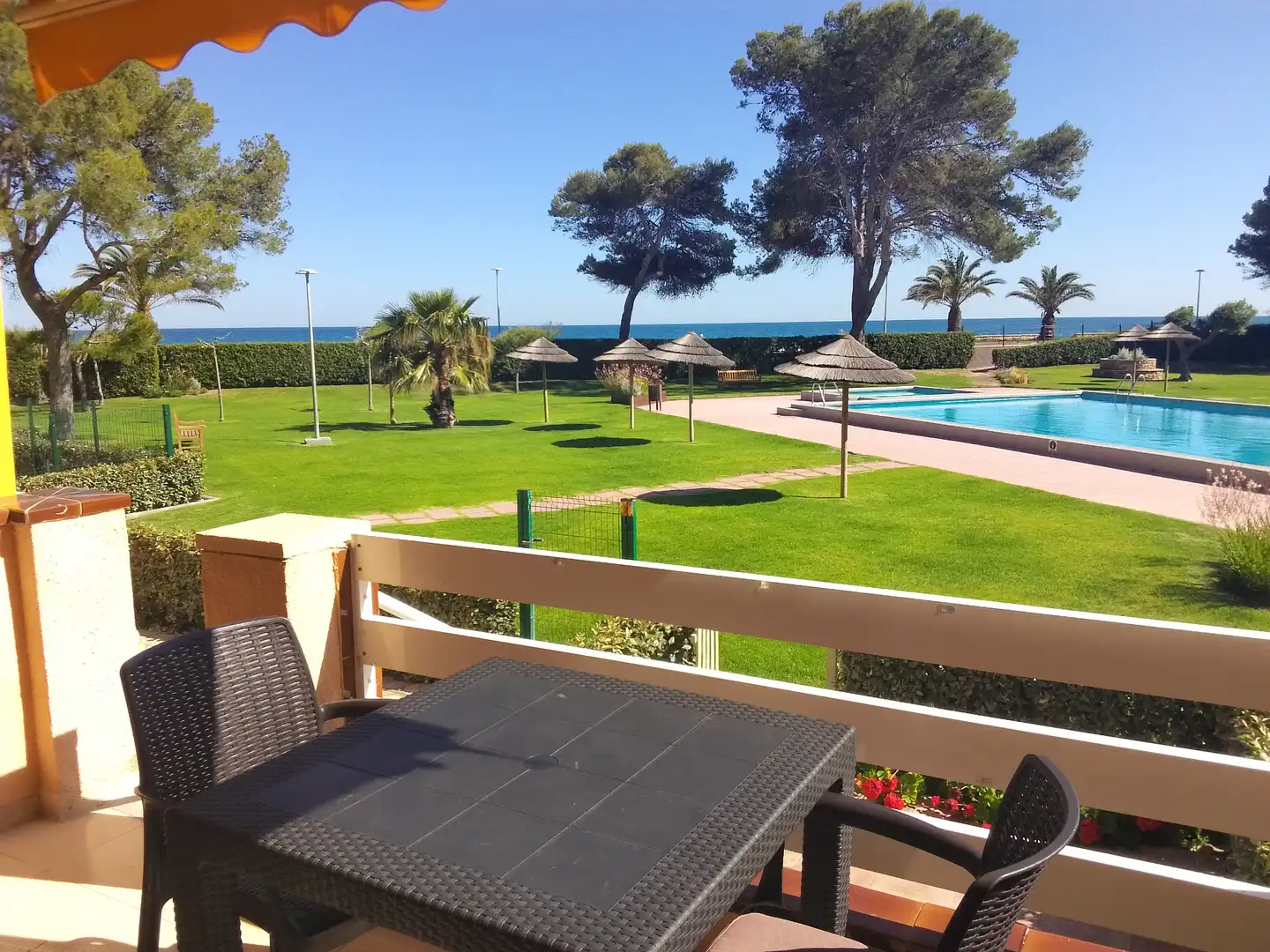 Terrassa de Apartament en venda en Mont-roig del Camp amb Aire condicionat, Jardí privat i Terrassa