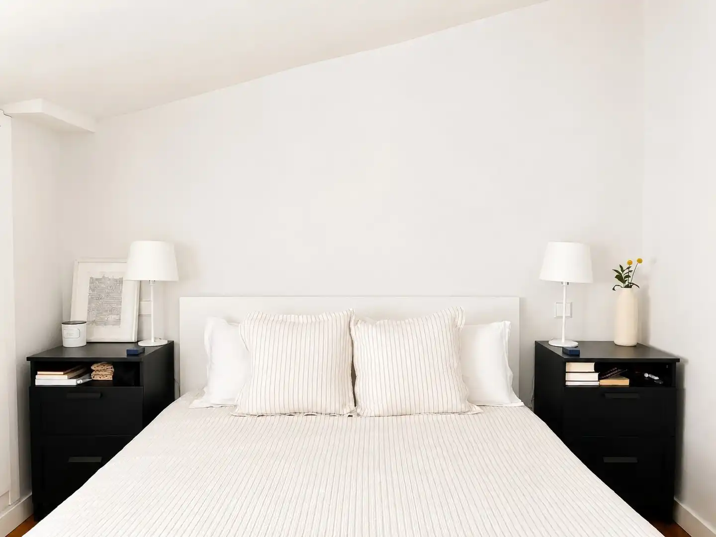 Schlafzimmer von Wohnungen zur Miete in Madrid mit Klimaanlage, Heizung und Möbliert