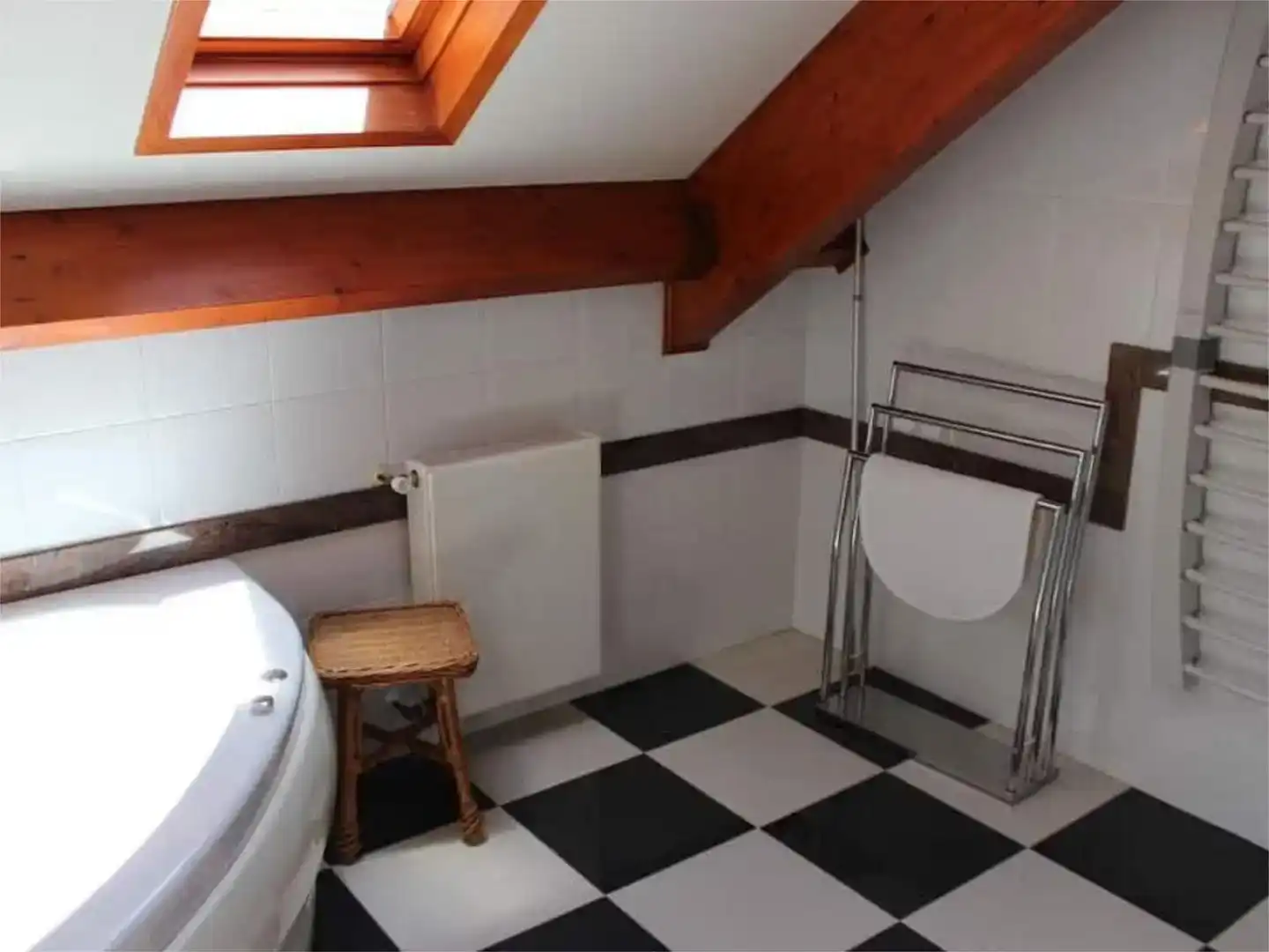 Bany de Casa o xalet de lloguer en Llagostera amb Aire condicionat, Jardí privat i Parquet