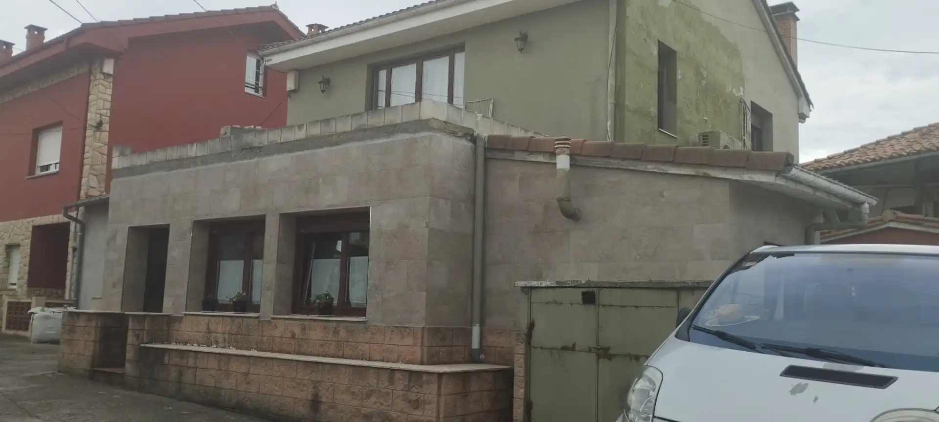 Exterior view of Flat for sale in Siero  with Air Conditioner, Terrace and Balcony
