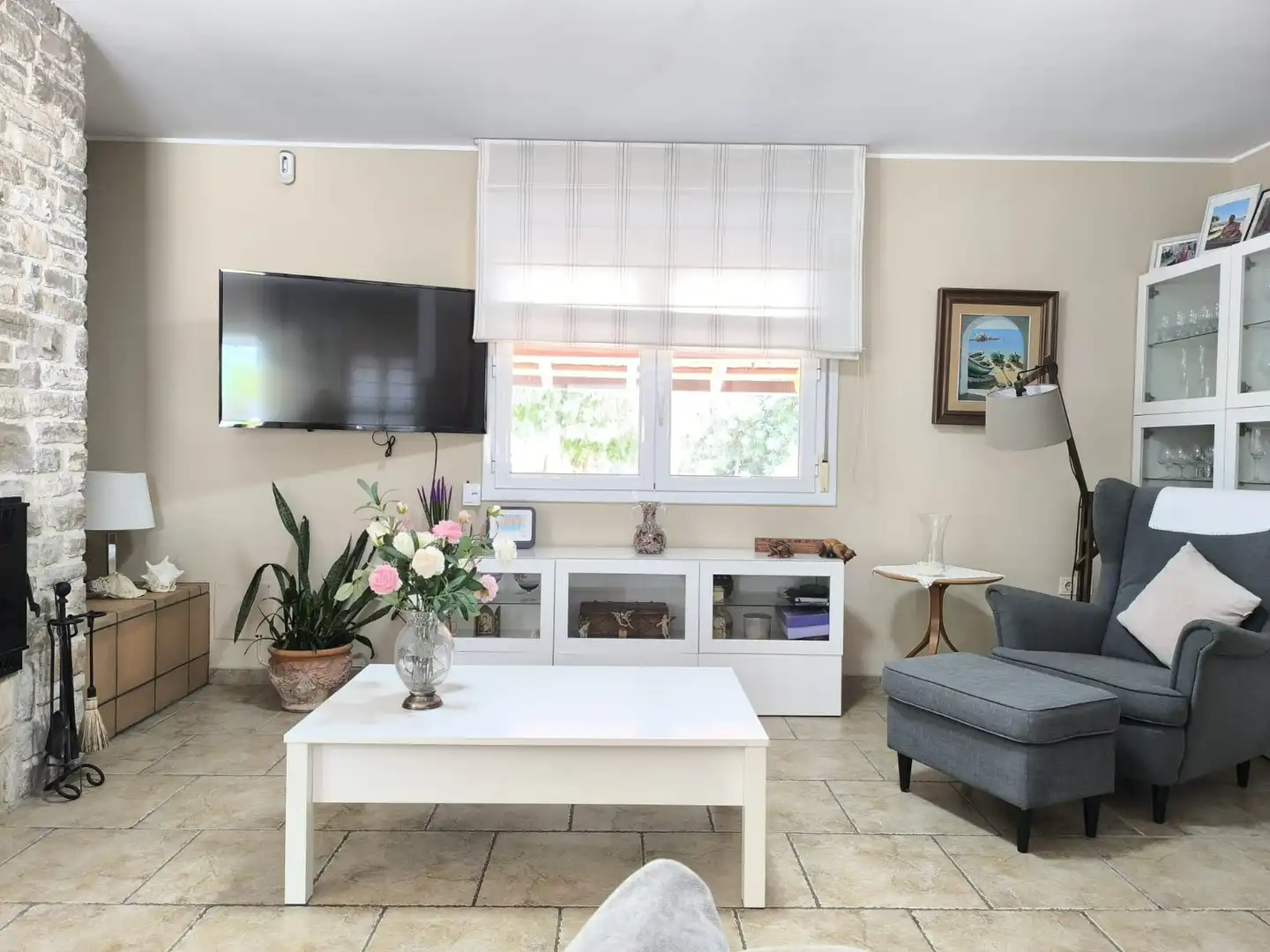 Wohnzimmer von Country house zum Verkauf in Valls mit Klimaanlage, Privatgarten und Abstellraum