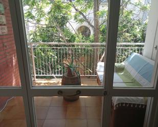 Balcony of Flat for sale in  Madrid Capital  with Heating, Private garden and Parquet flooring