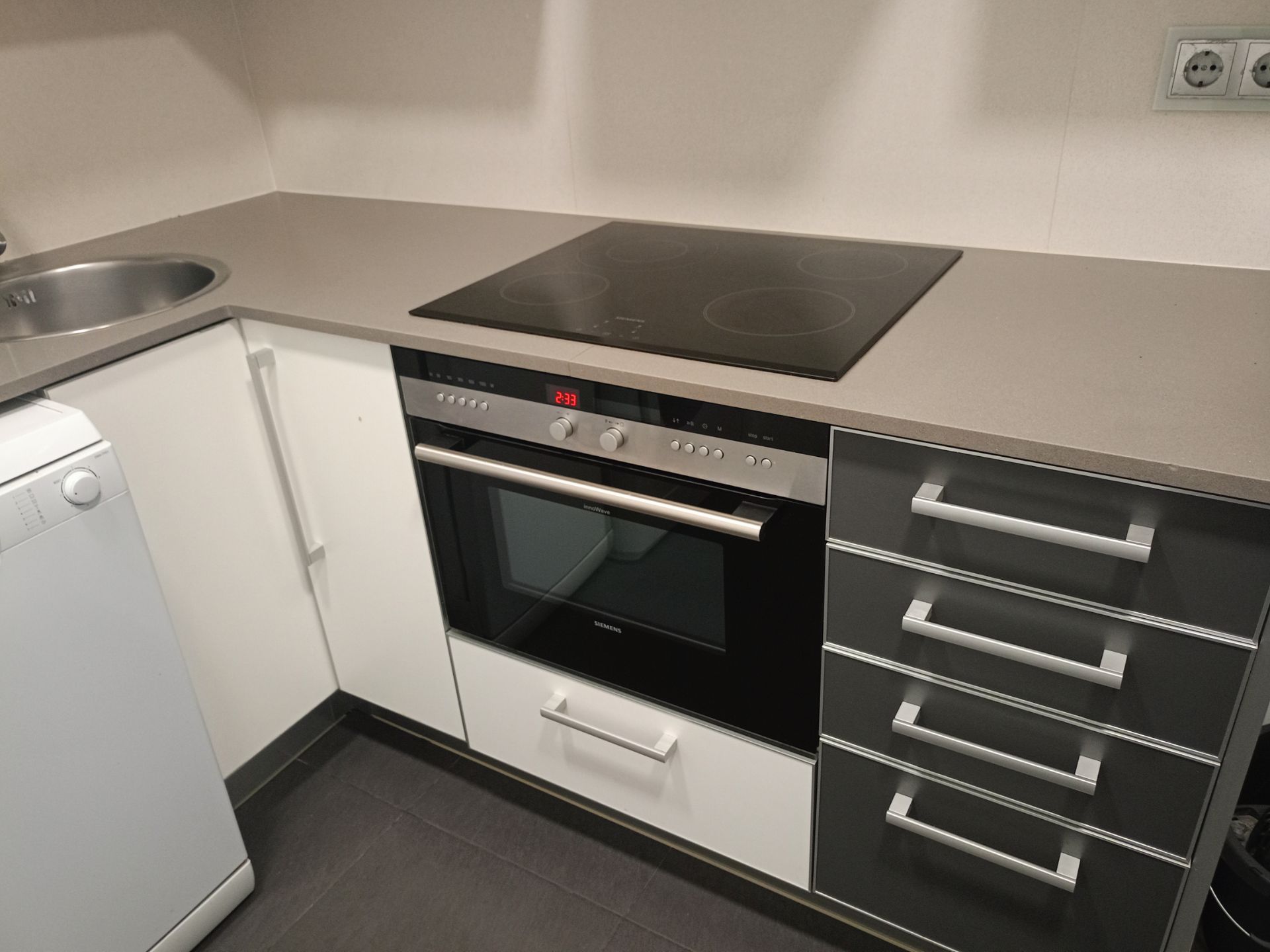 Kitchen of Flat to rent in Terrassa  with Air Conditioner, Heating and Parquet flooring