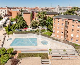 Exterior view of Attic for sale in  Madrid Capital  with Air Conditioner, Heating and Private garden