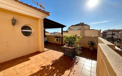 Terrace of Single-family semi-detached for sale in Roquetas de Mar  with Air Conditioner and Terrace