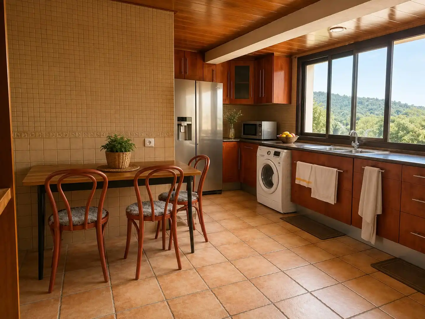 Cuina de Casa o xalet en venda en Sant Feliu de Guíxols amb Calefacció, Jardí privat i Terrassa
