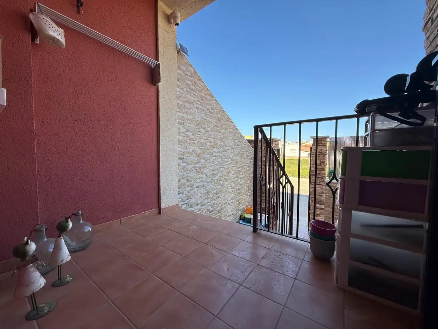 Terraza de Casa adosada en venta en San Pedro del Pinatar con Aire acondicionado, Calefacción y Jardín privado