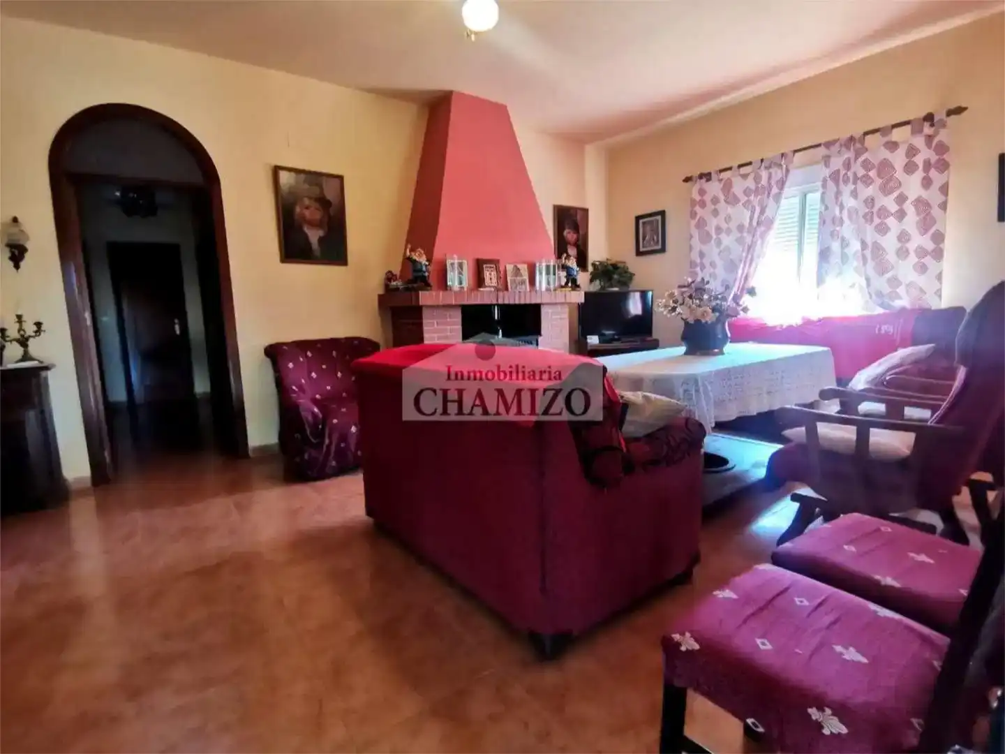 Sala de estar de Casa o chalet en venta en Magacela con Aire acondicionado y Piscina