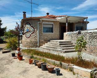 Exterior view of House or chalet for sale in La Pedraja de Portillo   with Private garden, Parquet flooring and Terrace