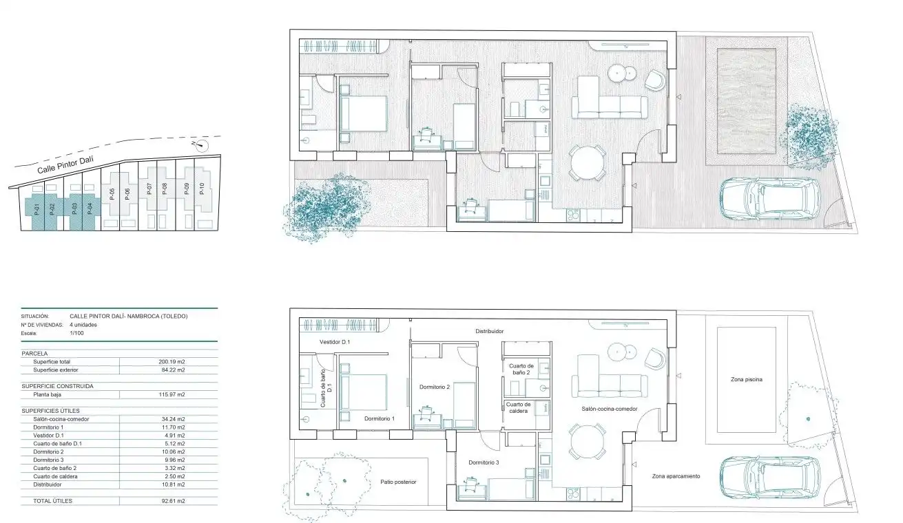 Casa adosada en venta en Nambroca