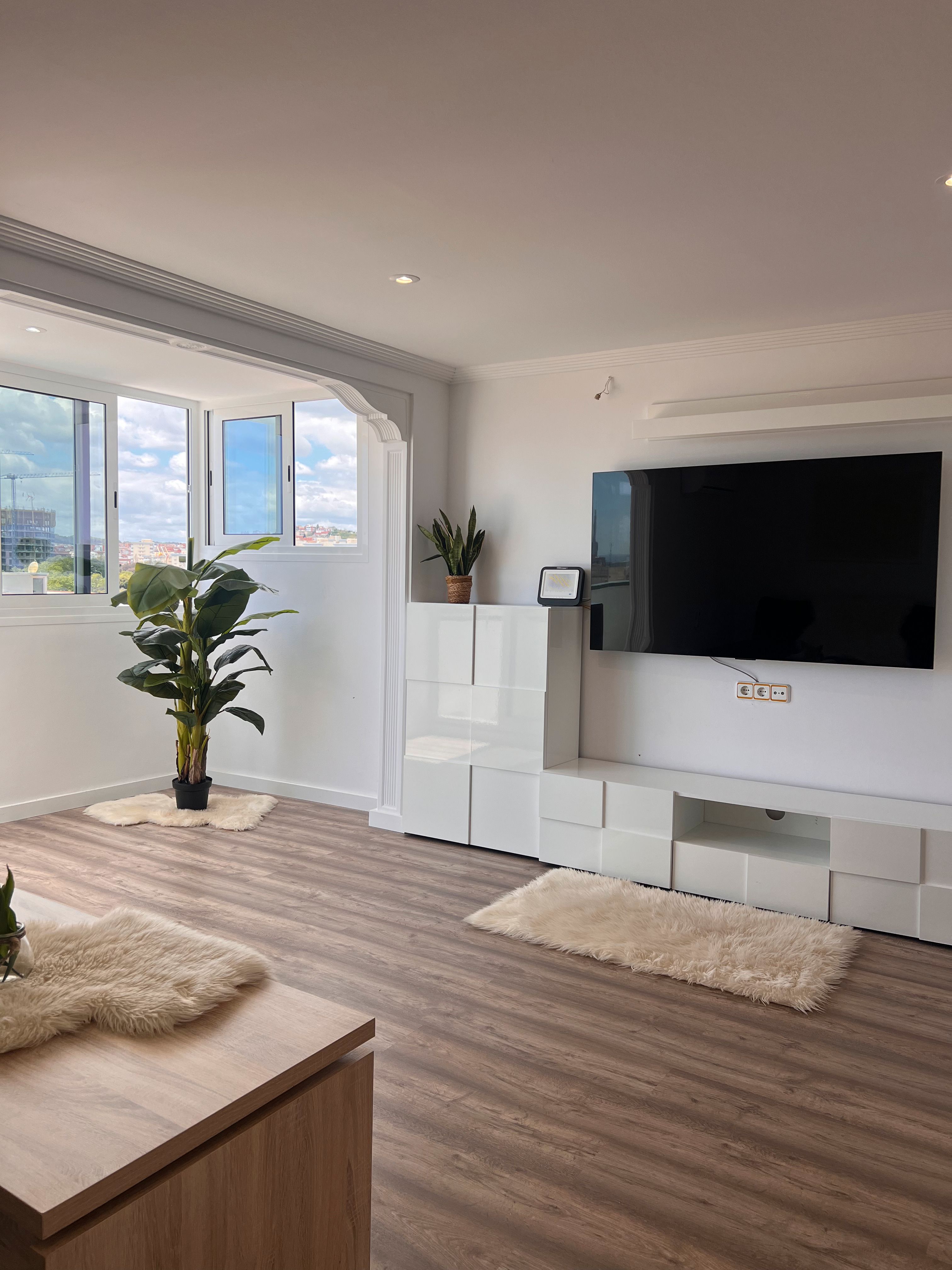 Sala d'estar de Àtic en venda en Badalona