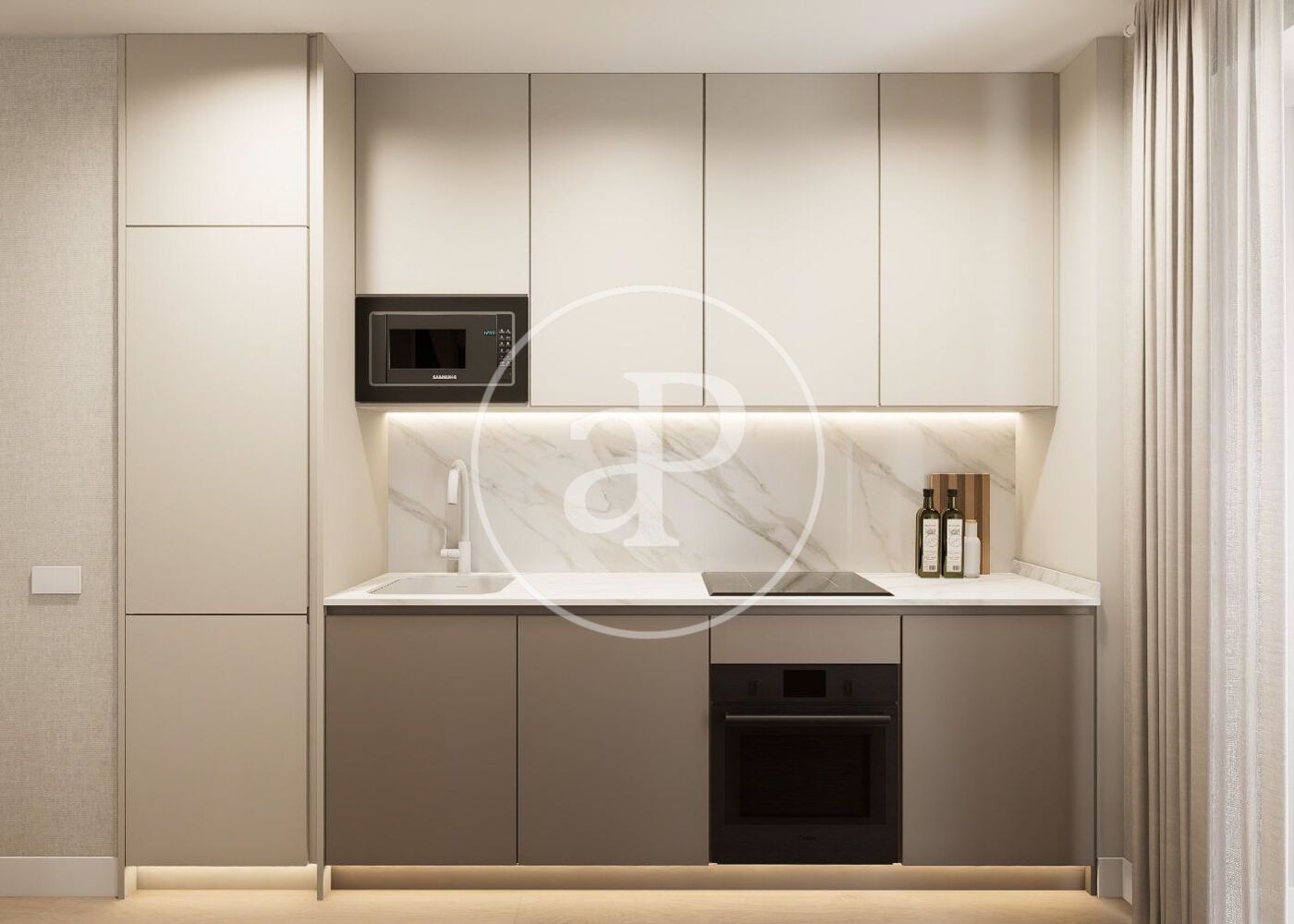 Cocina de Piso en venta en  Madrid Capital con Calefacción y Amueblado