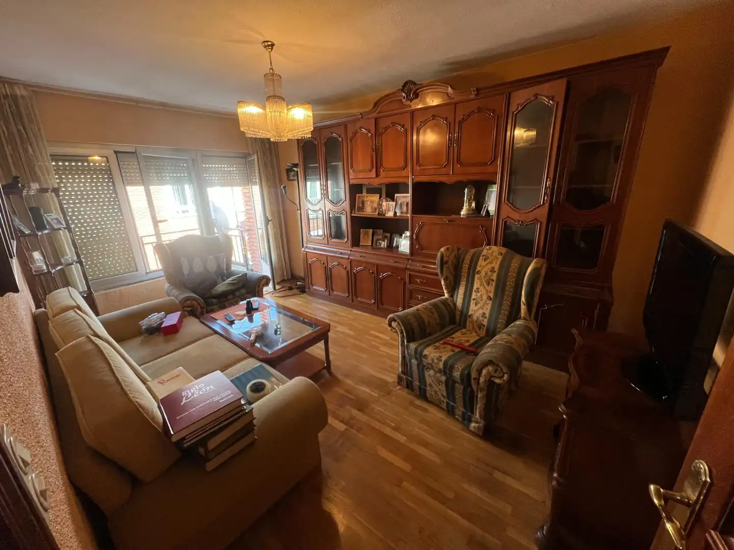 Sala de estar de Piso en venta en San Andrés del Rabanedo con Calefacción y Terraza