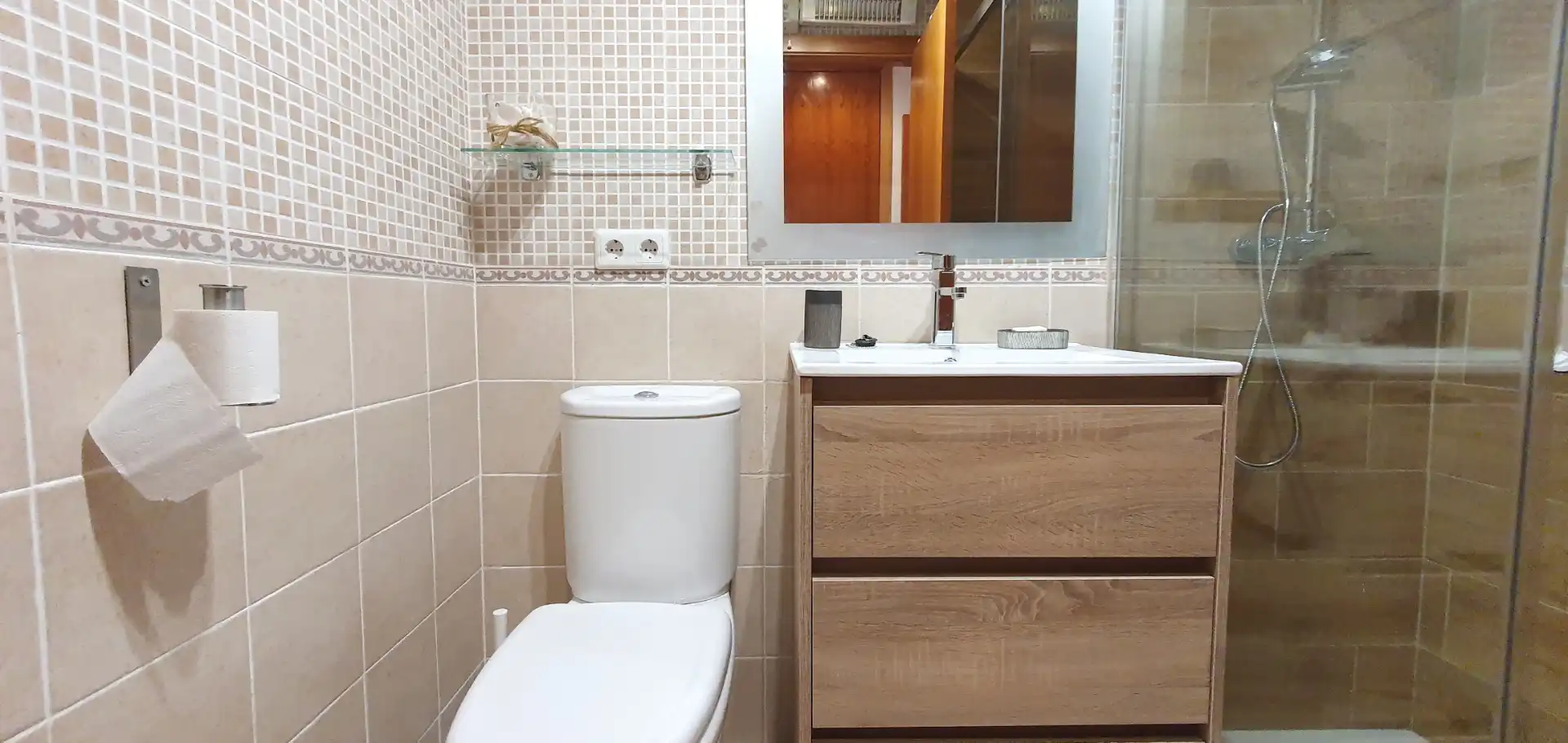 Bathroom of Apartments for rent in Dénia  with Air Conditioner, Heating and Terrace