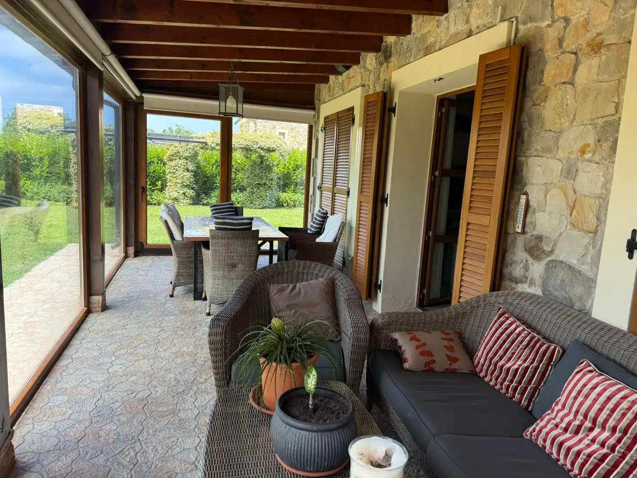 Terraza de Casa o chalet en venta en Ribamontán al Mar con Jardín privado, Terraza y Piscina