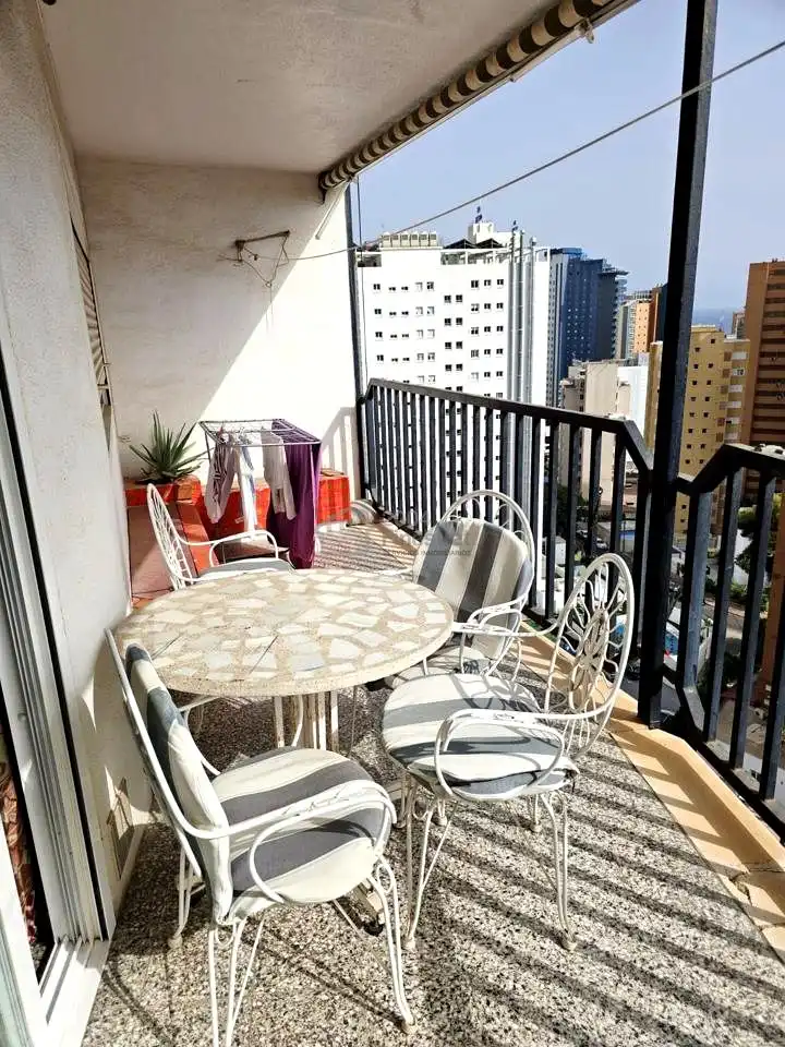 Terraza de Apartamento en venta en Benidorm con Terraza, Amueblado y Piscina comunitaria