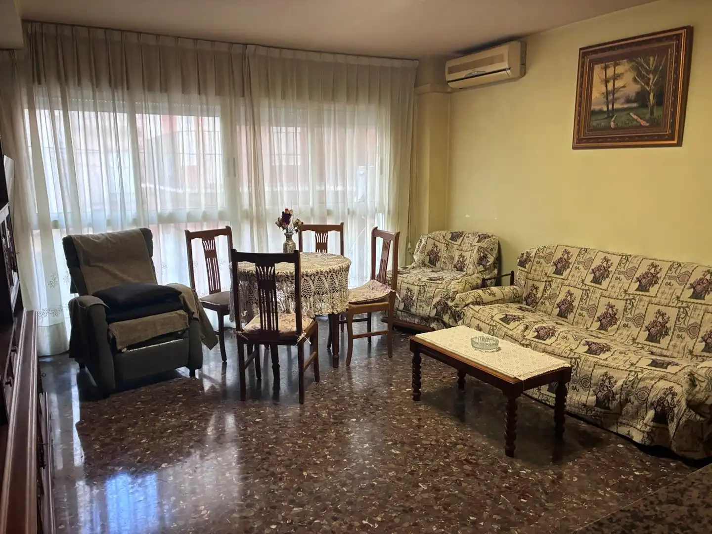 Sala de estar de Apartamento en venta en Cullera con Aire acondicionado, Calefacción y Amueblado
