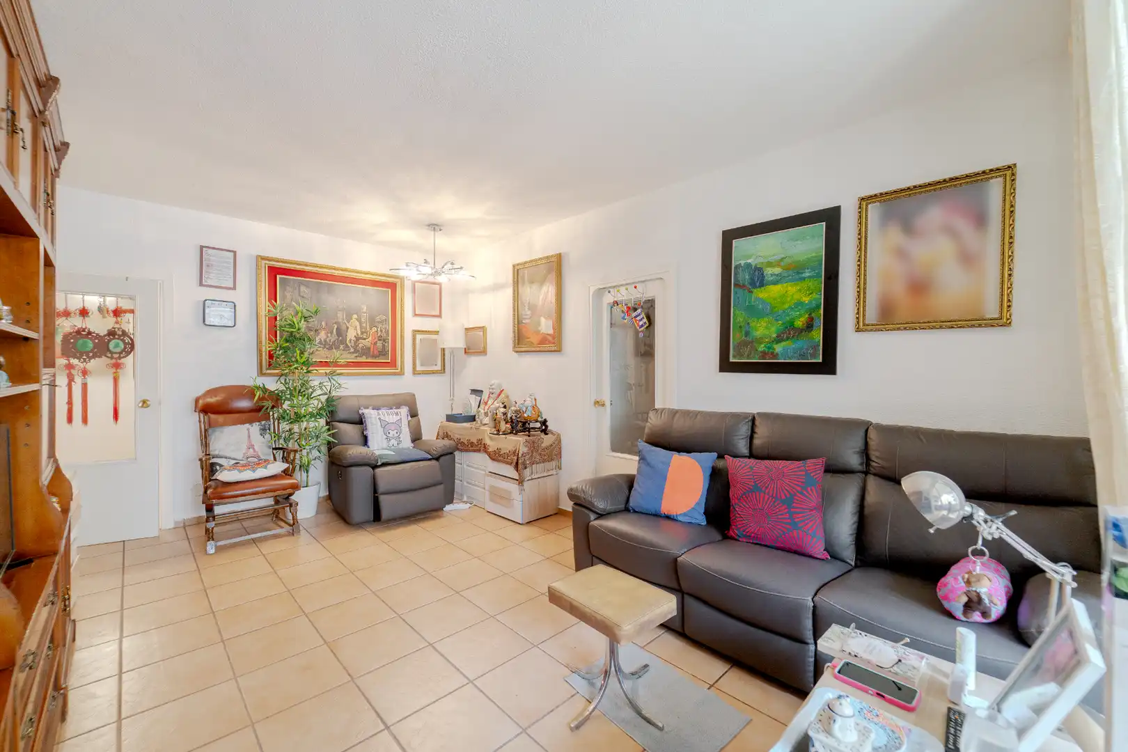 Living room of Flat for sale in Móstoles  with Heating, Terrace and Oven