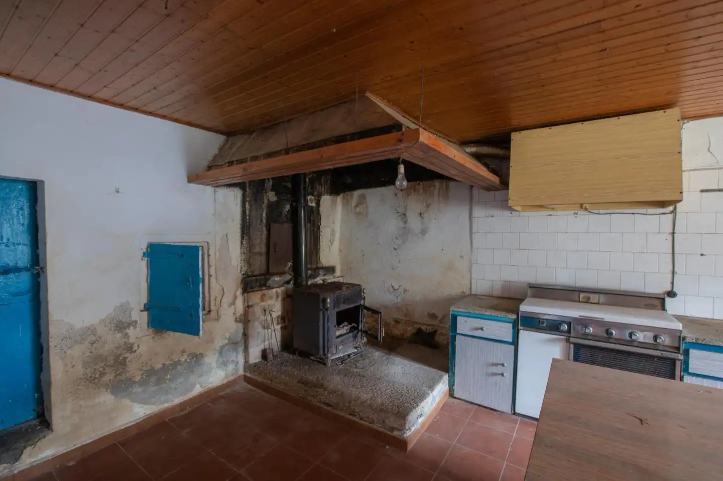 Cuina de Casa o xalet en venda en Irixoa