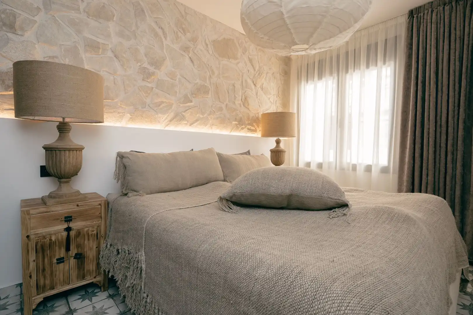 Schlafzimmer von Wohnung zum Verkauf in Torrevieja mit Klimaanlage, Heizung und Privatgarten