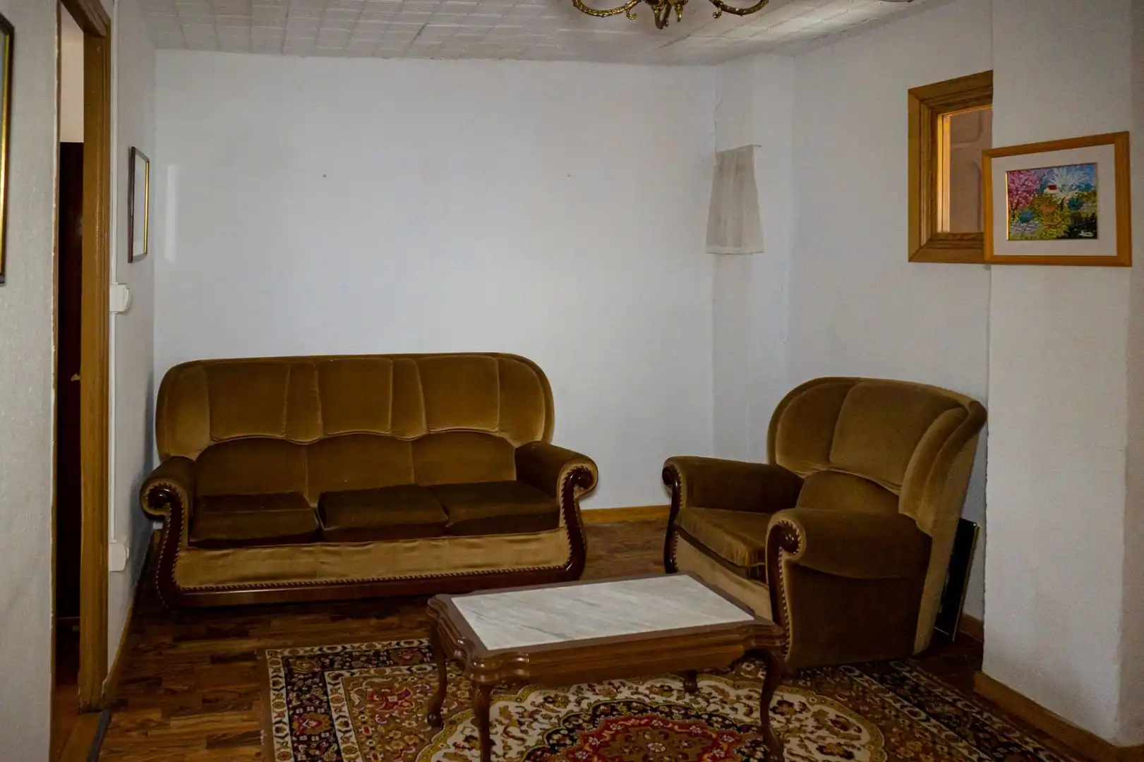 Sala de estar de Casa o chalet en venta en Villafranca del Bierzo con Jardín privado, Terraza y Amueblado