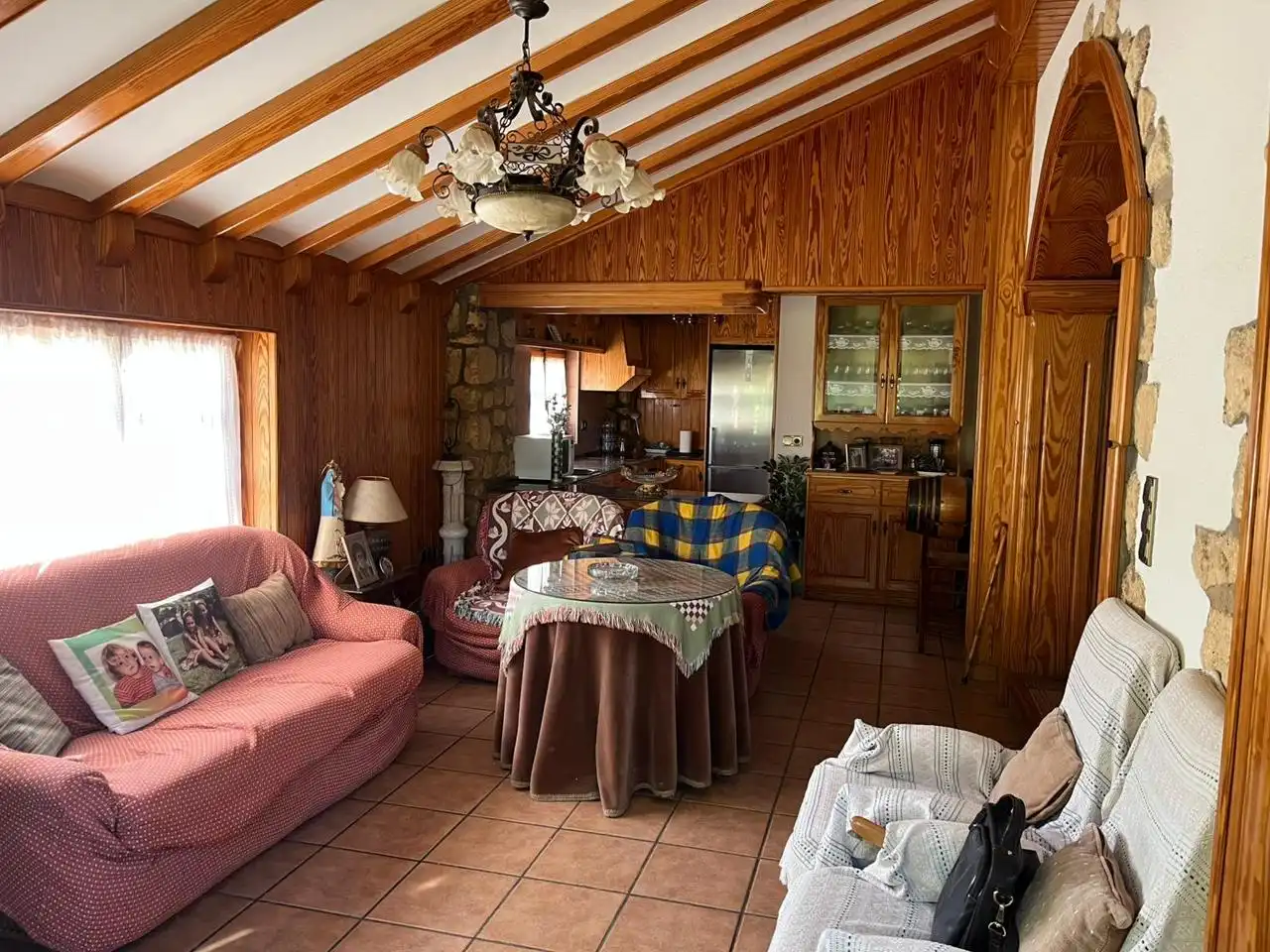 Sala de estar de Casa o chalet en venta en Salinas con Aire acondicionado, Jardín privado y Terraza