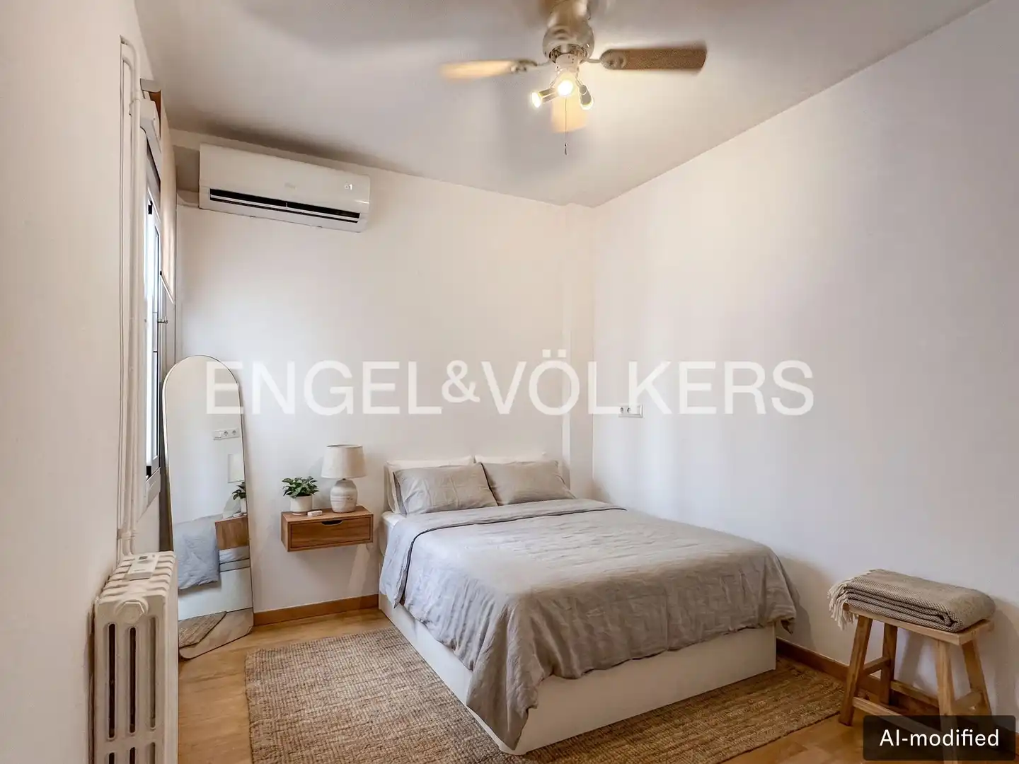 Habitación de Ático de alquiler en Barcelona con Aire acondicionado, Calefacción y Parquet