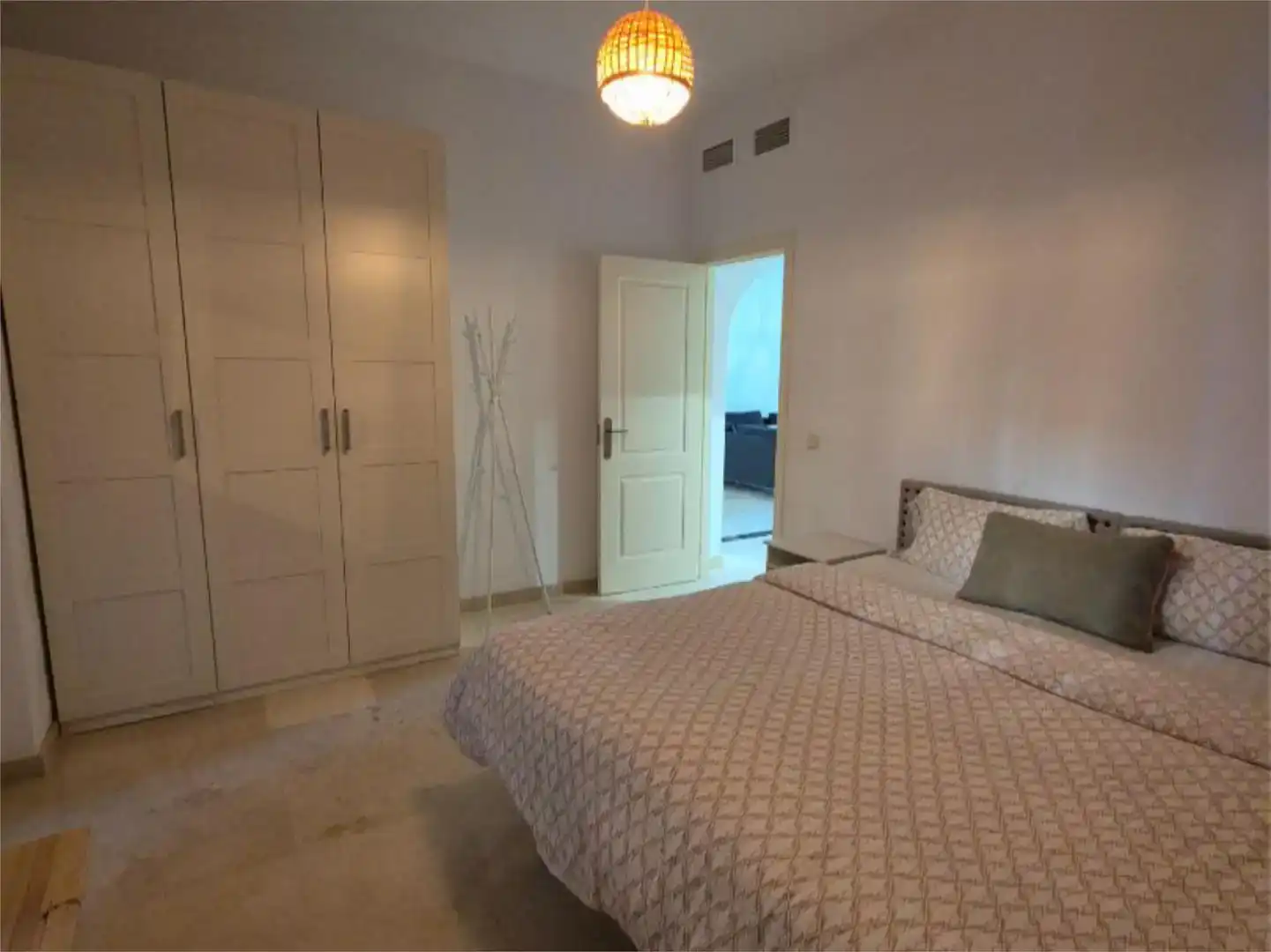 Bedroom of Flat for sale in Marbella  with Air Conditioner, Swimming Pool and Balcony