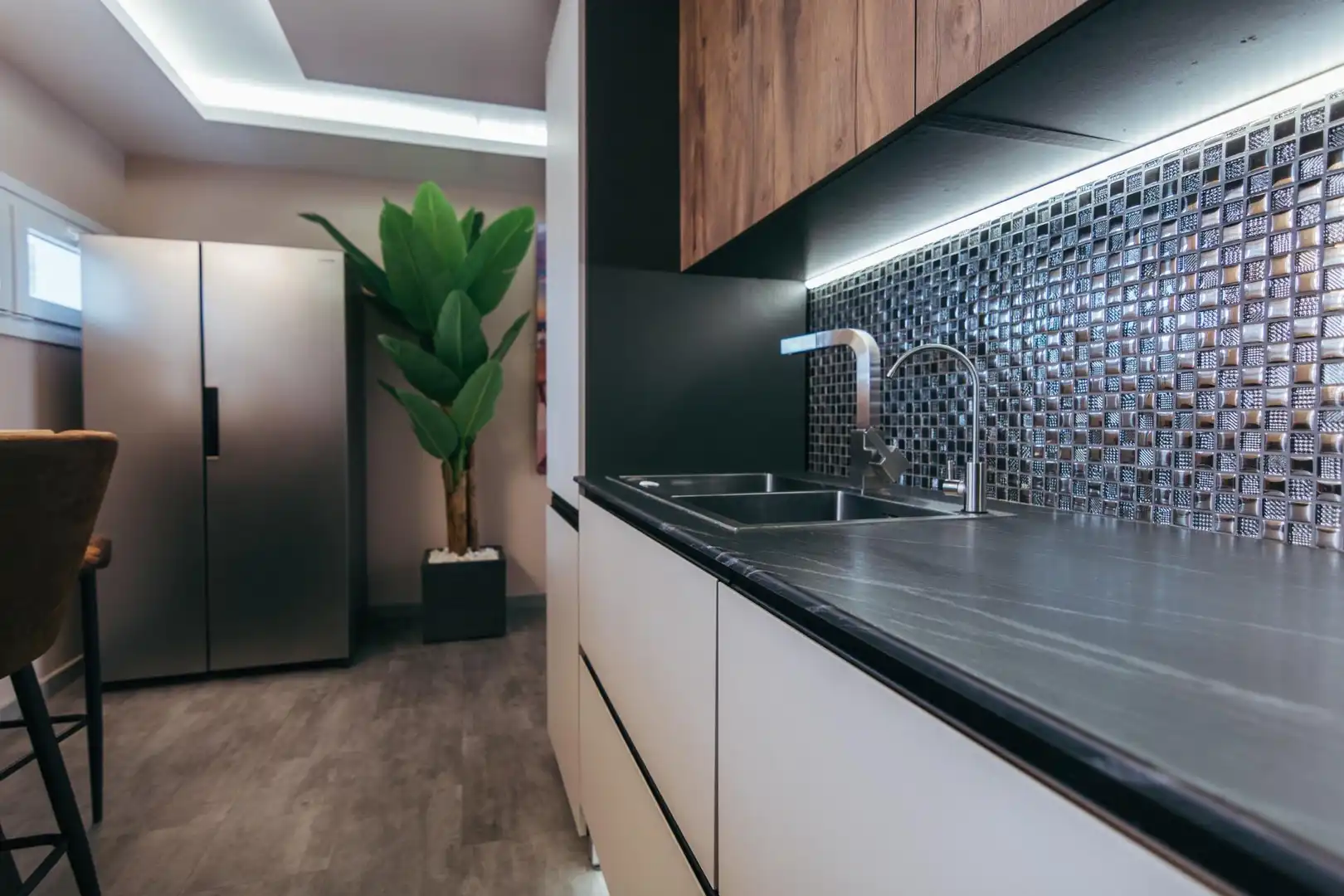 Kitchen of Duplexes for sale in Benidorm  with Air Conditioner, Private garden and Terrace