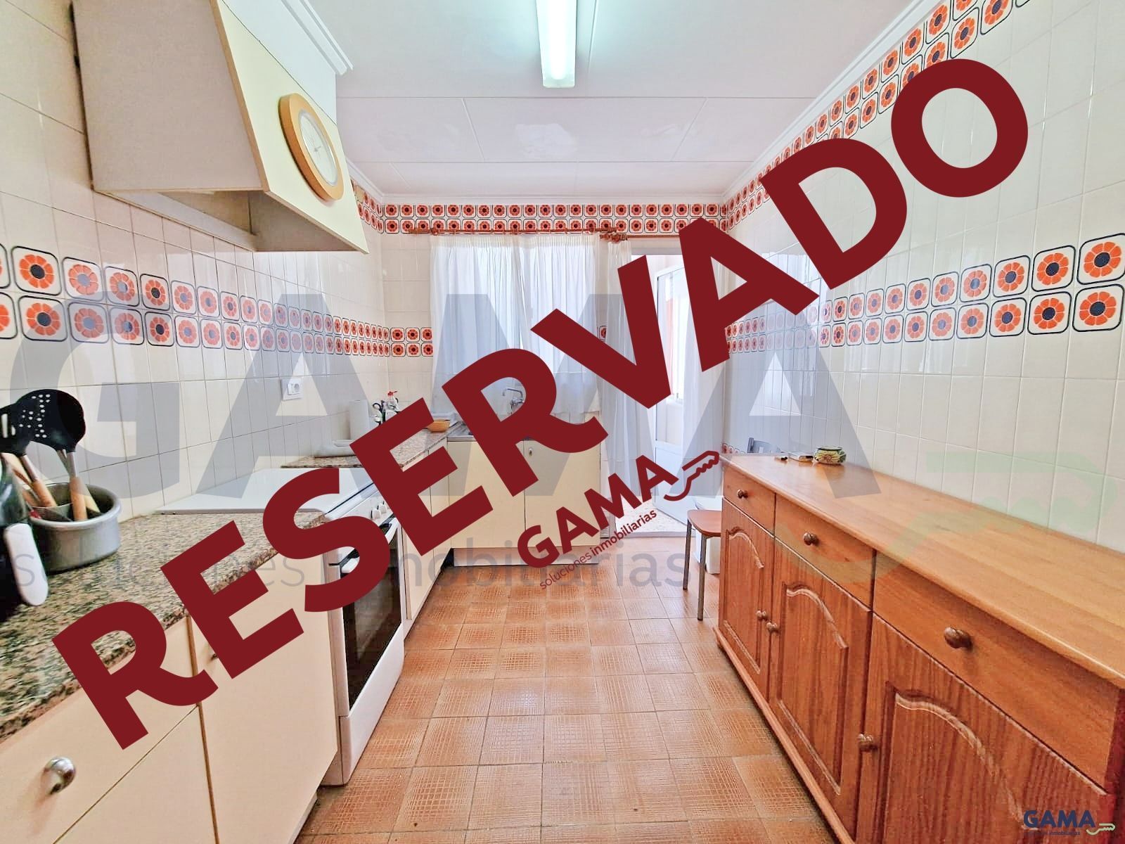 Kitchen of Flat for sale in Llutxent  with Air Conditioner and Furnished