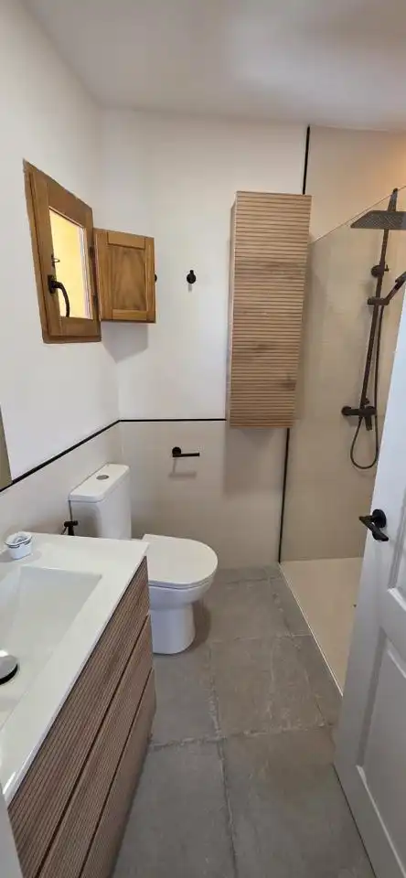 Baño de Casa o chalet de alquiler en Málaga con Aire acondicionado, Terraza y Amueblado