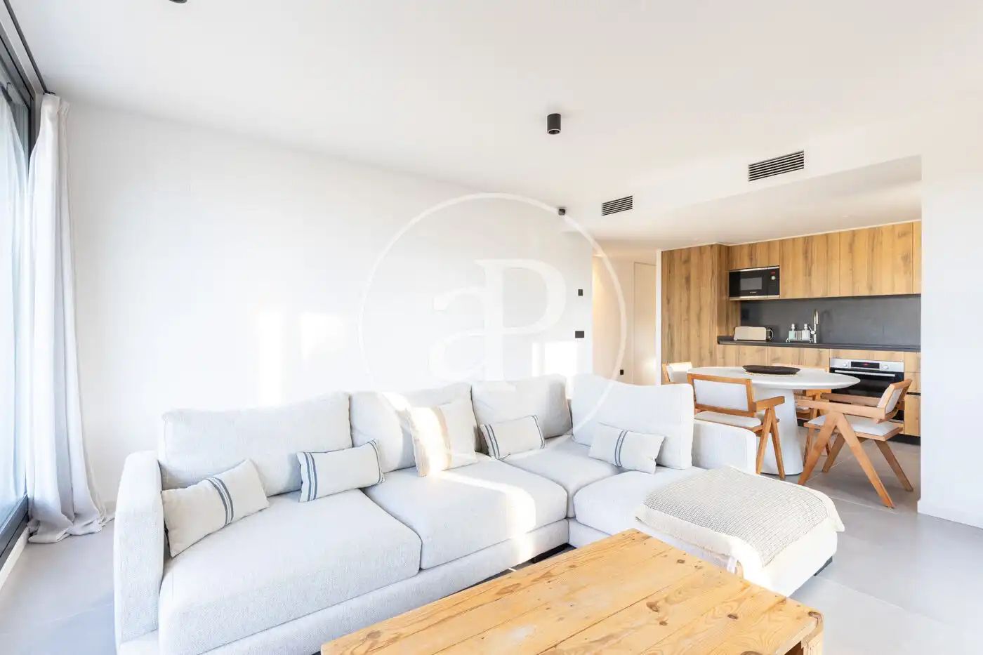 Living room of Flat for rent in Cerdanyola del Vallès  with Air Conditioner, Heating and Terrace