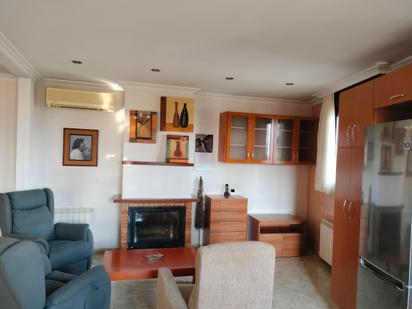 Sala d'estar de Casa o xalet en venda en Canovelles amb Aire condicionat, Terrassa i Balcó