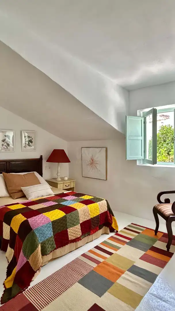 Bedroom of Houses for sale in Riogordo  with Terrace and Swimming Pool