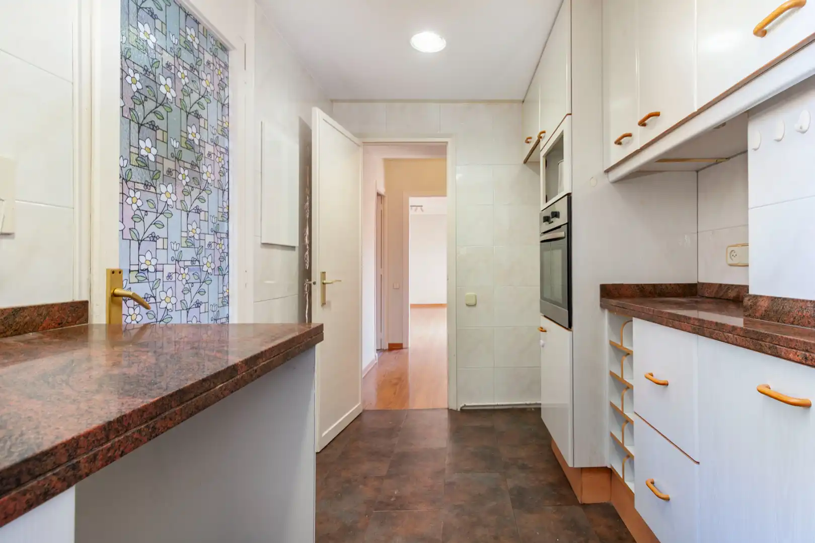 Kitchen of Flat for sale in Terrassa  with Air Conditioner, Heating and Private garden
