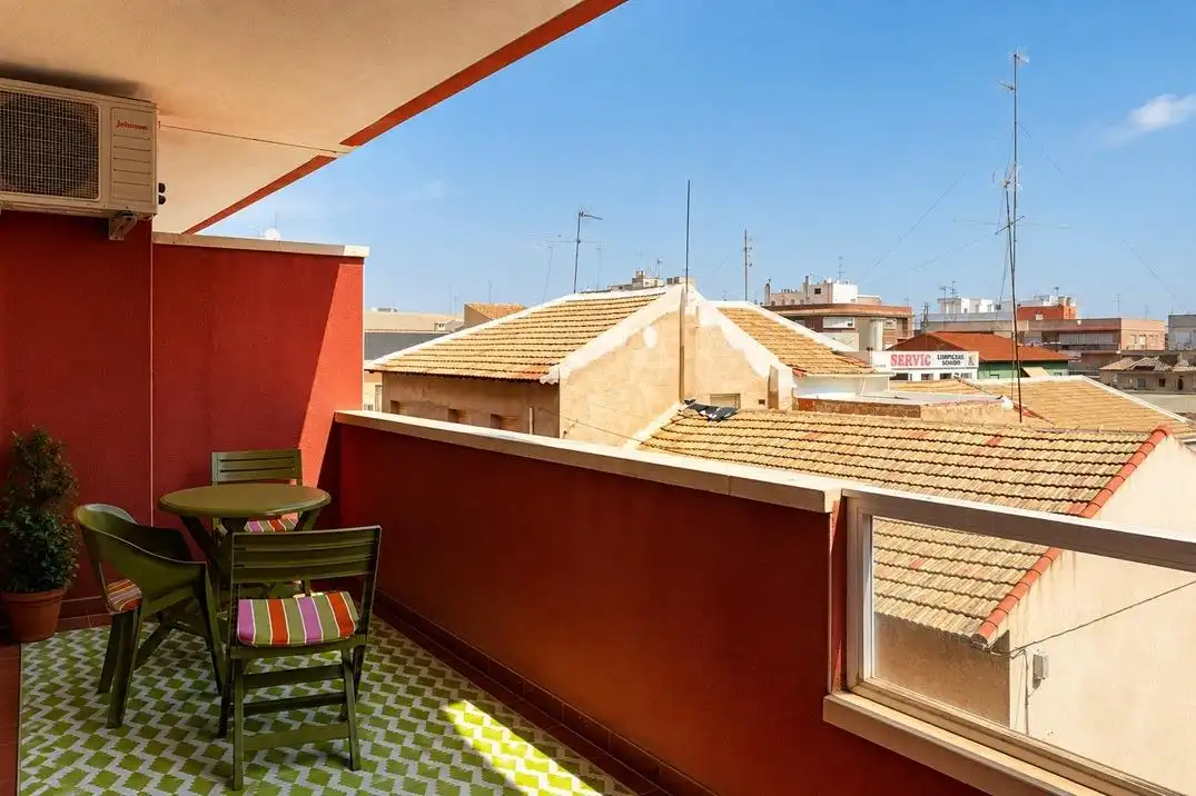 Balcony of Flat for sale in Almoradí  with Air Conditioner, Terrace and Furnished