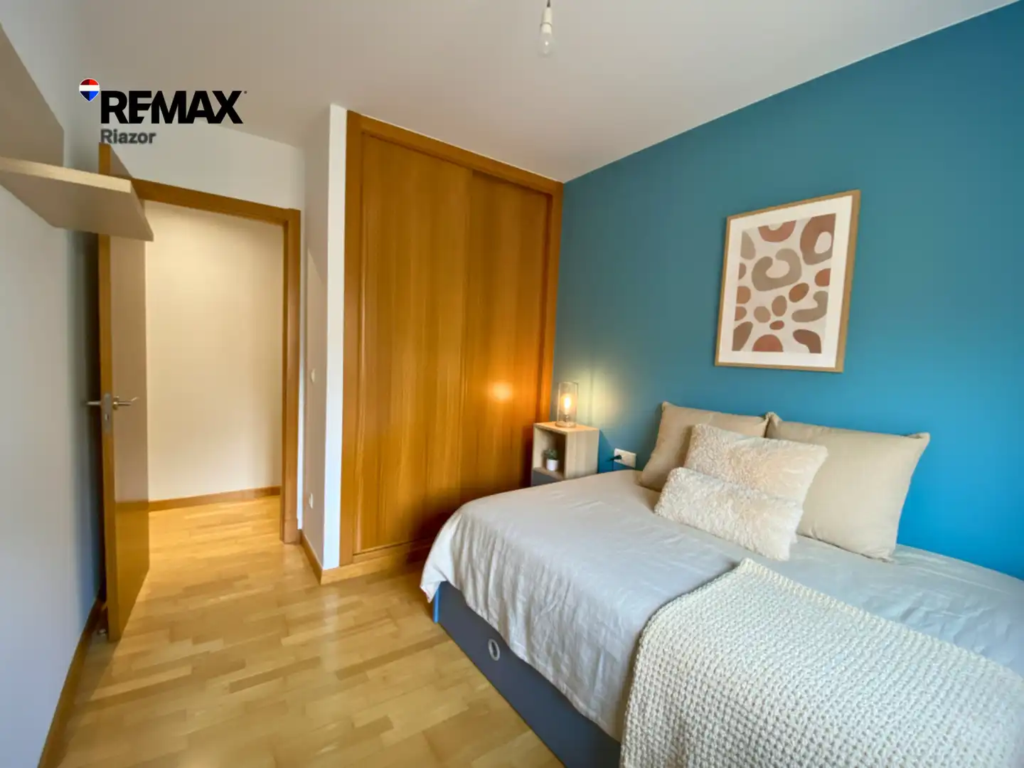 Bedroom of Flat for sale in Lalín  with Heating, Parquet flooring and Storage room