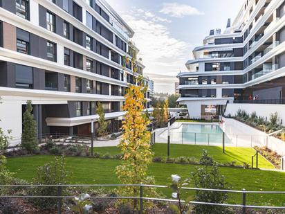 Exterior view of Apartment to rent in  Madrid Capital  with Terrace and Balcony