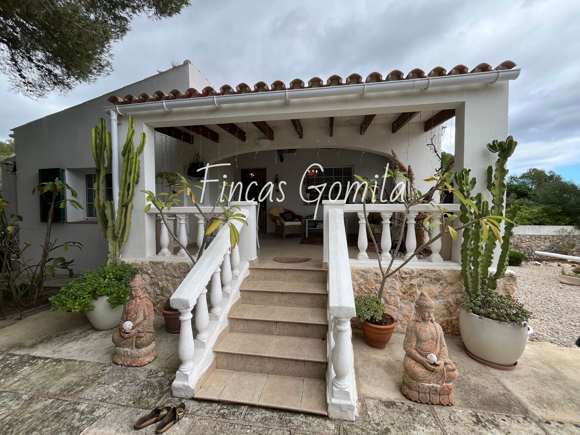 Vista exterior de Casa o xalet en venda en Sant Lluís amb Aire condicionat, Calefacció i Jardí privat