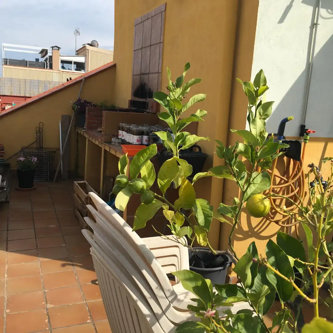 Balcony of Houses for sale in Sabadell  with Air Conditioner, Terrace and Balcony
