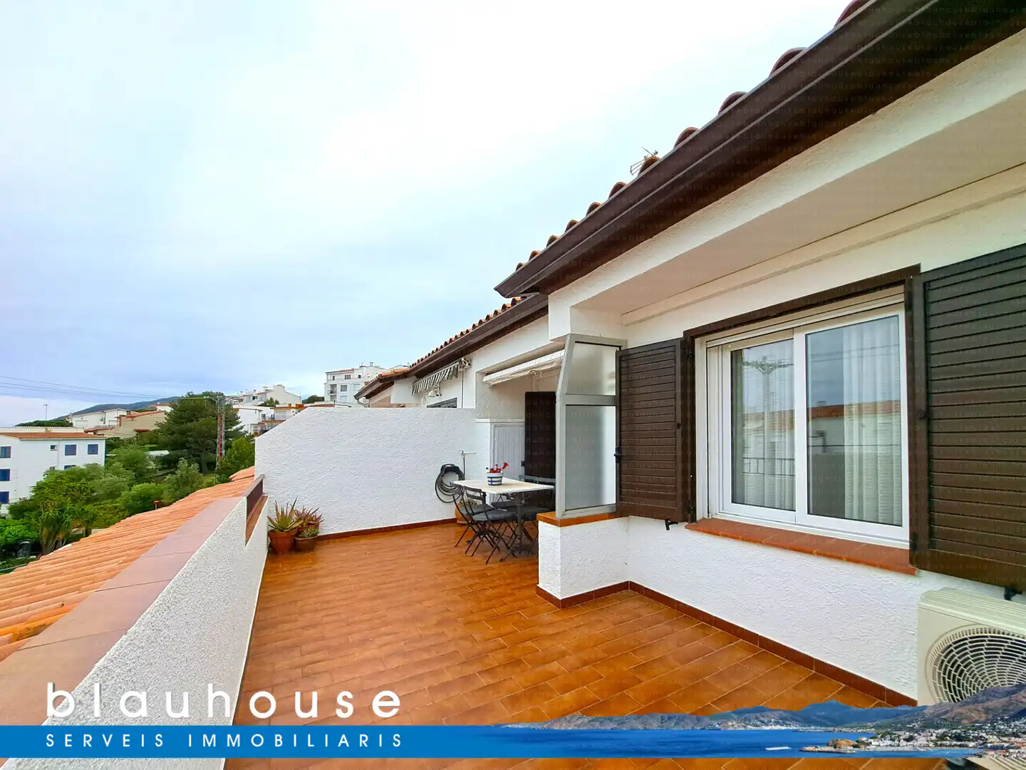 Terrasse von Dachboden zum Verkauf in Llançà mit Klimaanlage, Heizung und Terrasse
