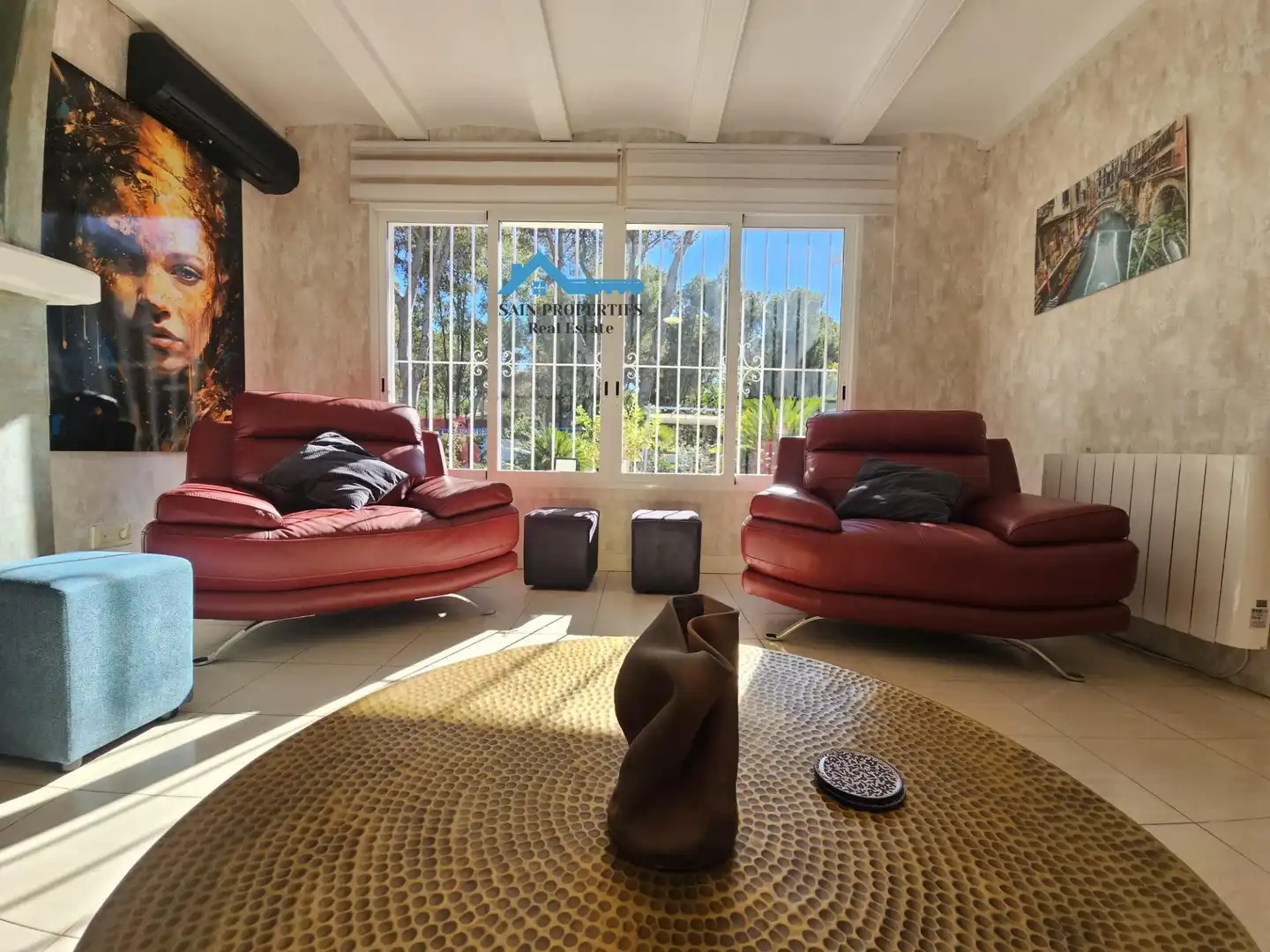 Sala de estar de Casa o chalet en venta en Altea con Aire acondicionado, Calefacción y Jardín privado