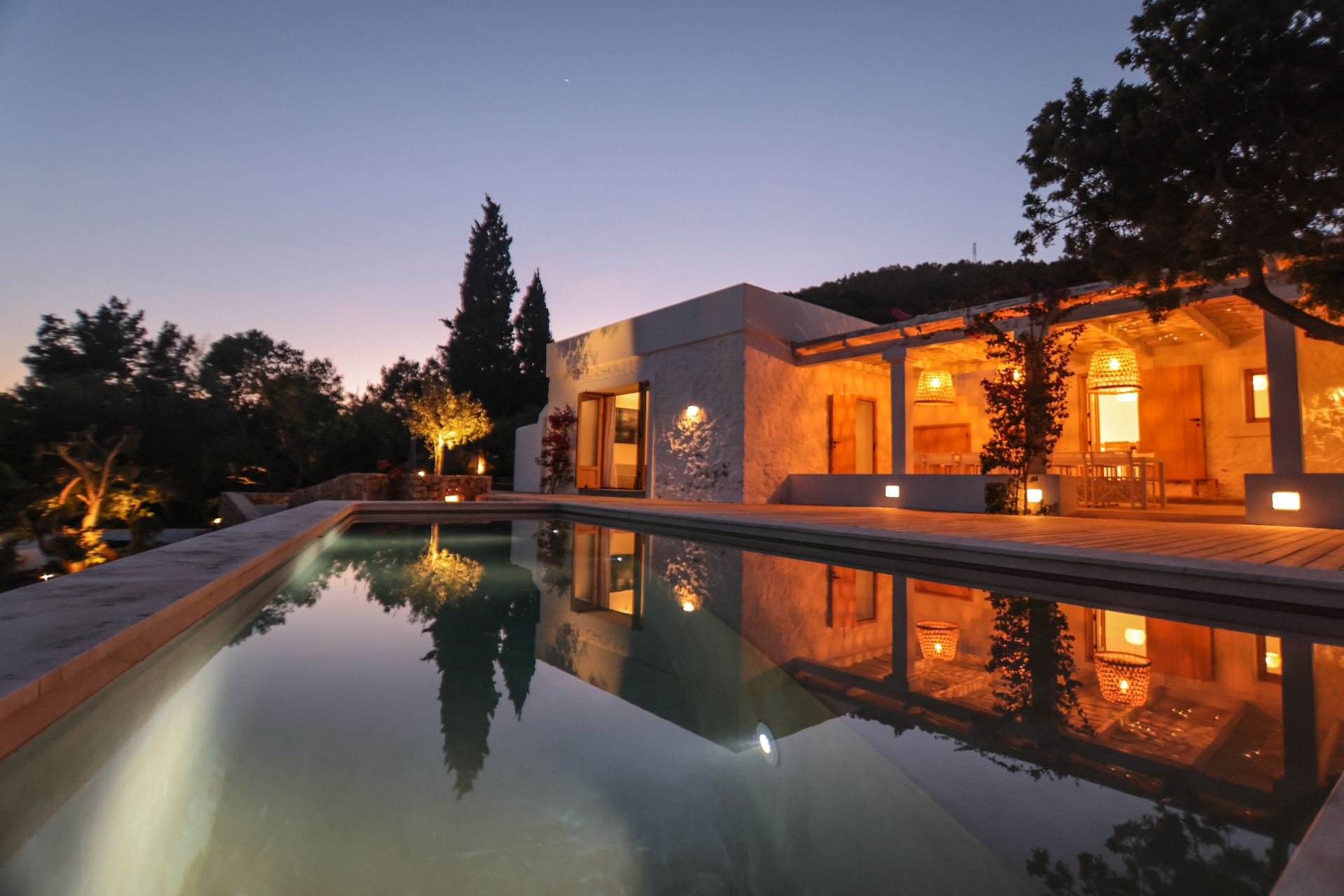 Swimming pool of Country house for sale in Sant Josep de sa Talaia  with Air Conditioner, Heating and Private garden