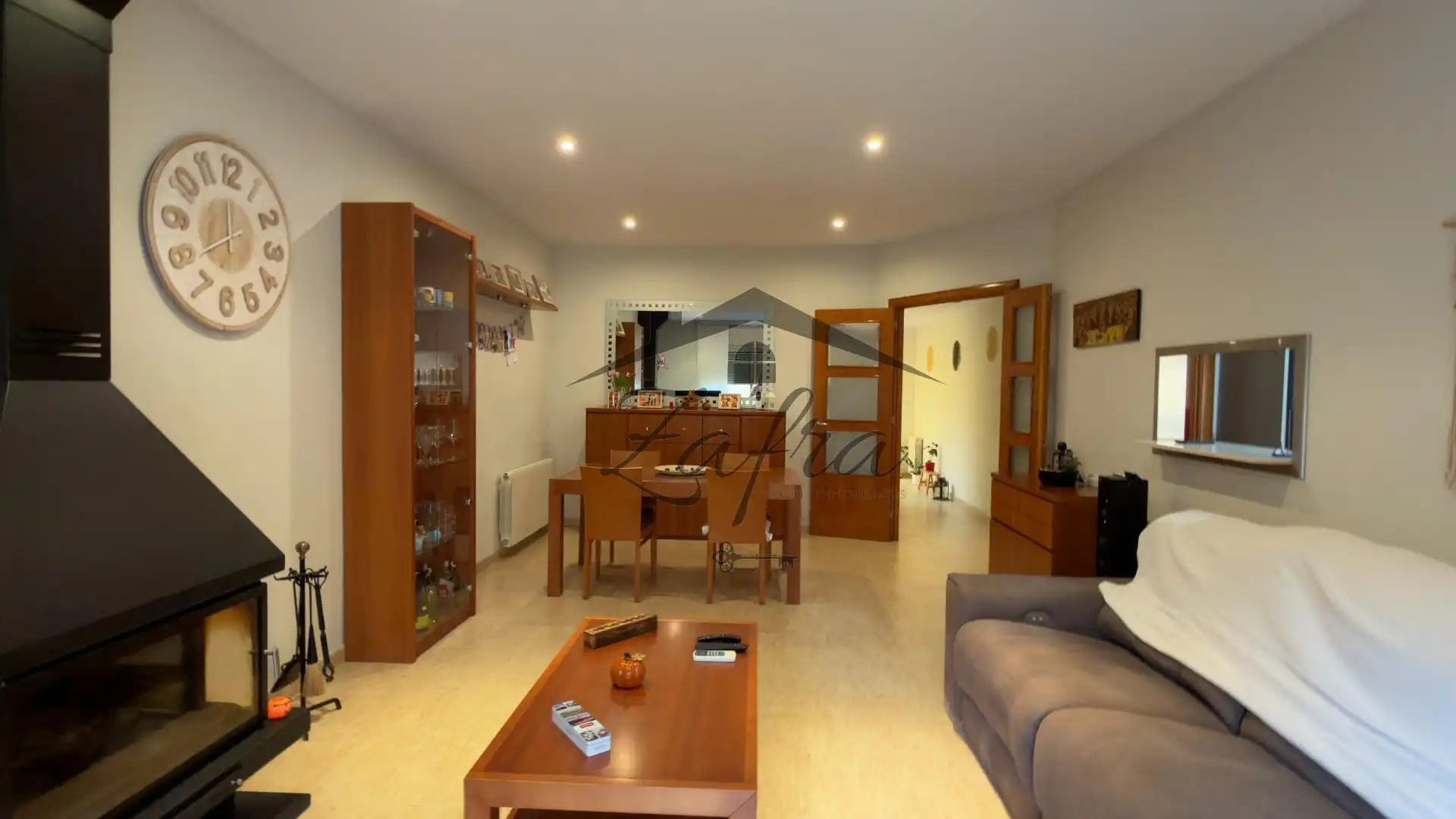 Sala de estar de Casa adosada en venta en Badalona con Calefacción y Terraza