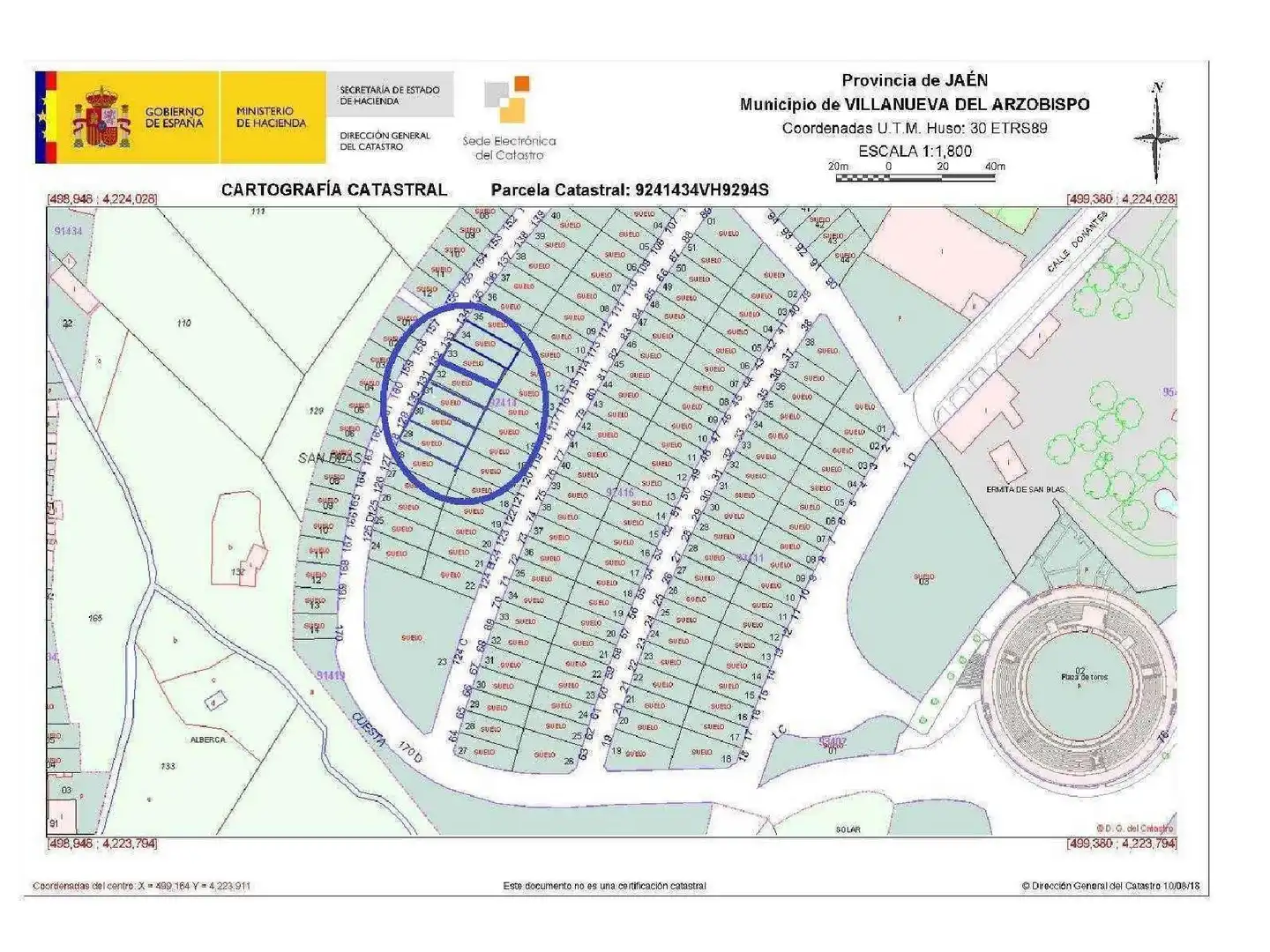 Residencial en venda en Villanueva del Arzobispo